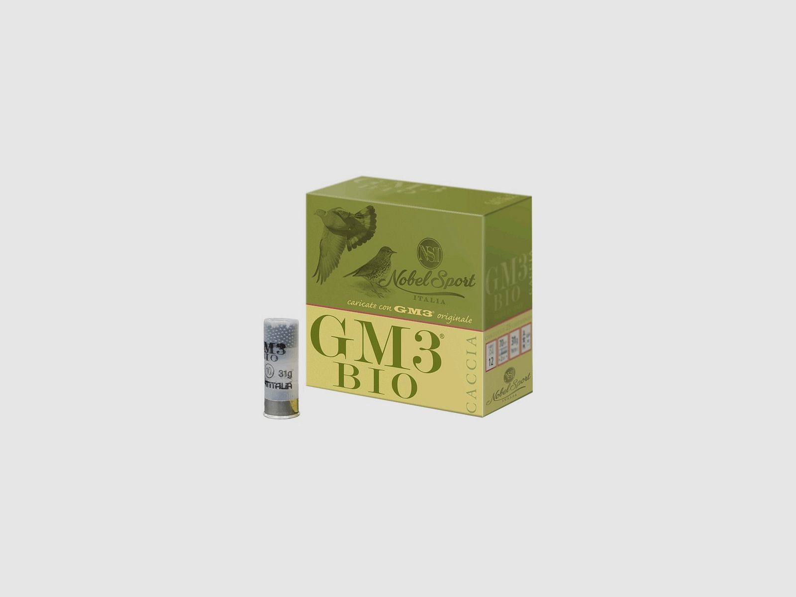 Patronen Nobel GM3 Bio Hp kal. 12/70 31 g lood 10