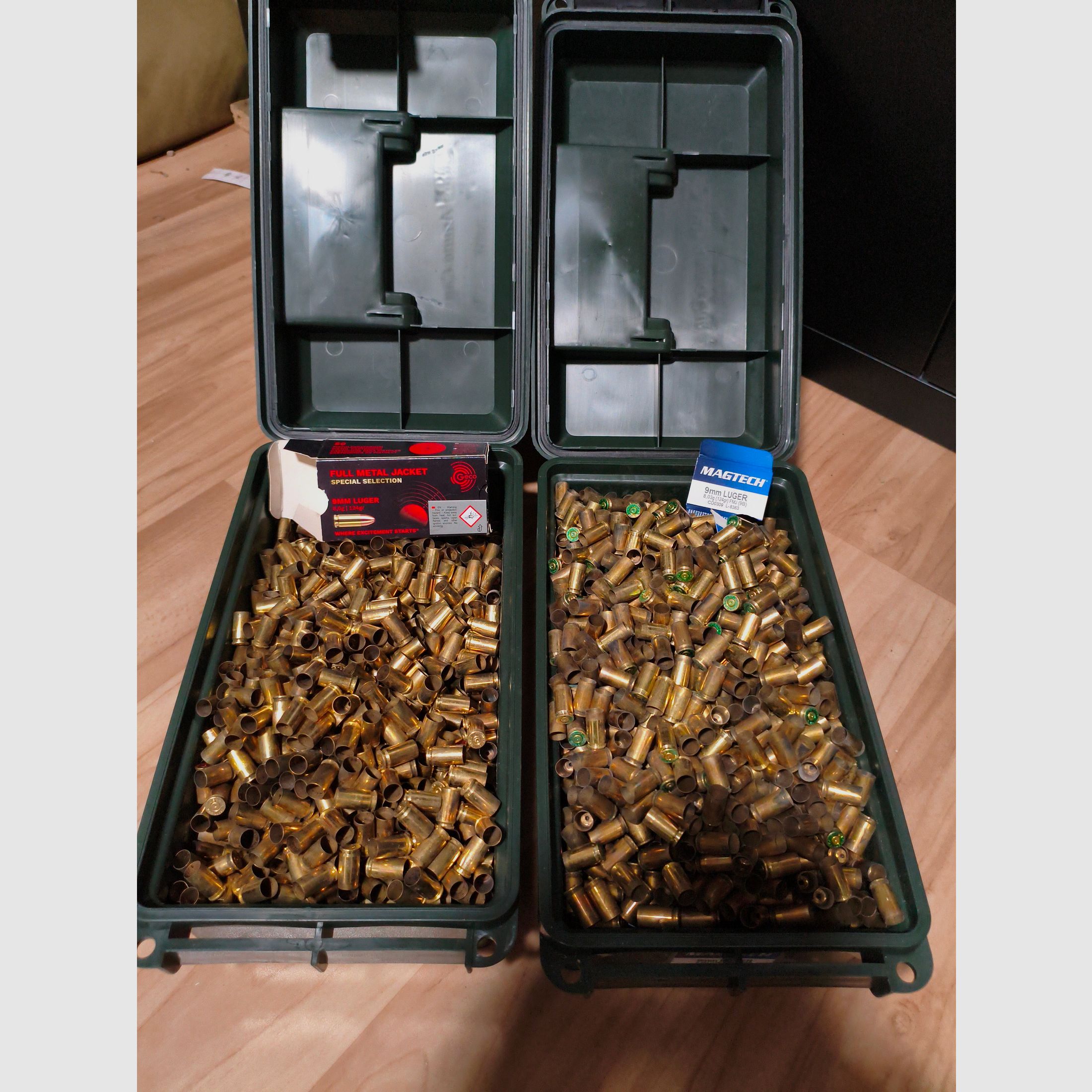 Cartridges 9x19mm