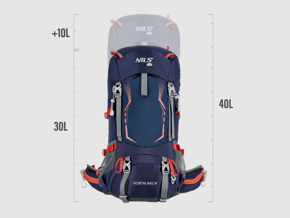 NC1993 Rugzak Northlake 30L+10L in Marineblauw