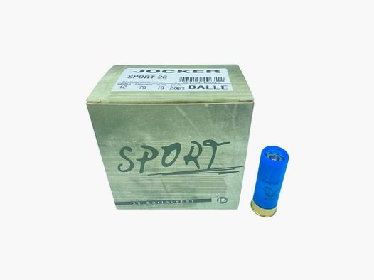 BOX MIT 25 PATRONEN JOCKER FIRST SPORT 28 28G KAL.12/70 GESCHOSS SLUG