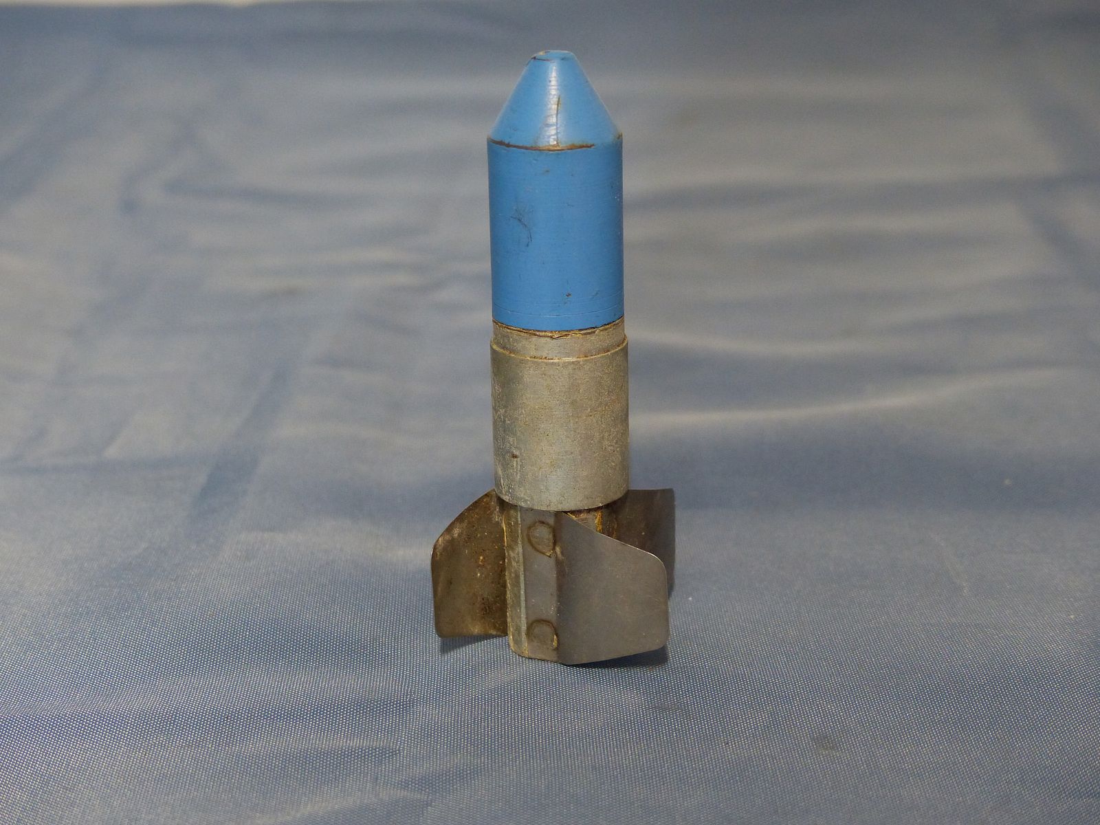 Bundeswehr BW 3 pièces de munitions d'exercice cartouches projectiles bleus G3 matériel de nettoyage années 60 70