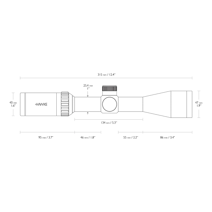 Luneta celownicza Hawke Vantage 1" 3-9x40 IR Mil Dot, zdjęcie 7 z 38