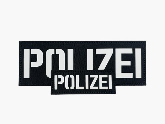 TERRA B® POLIZEI Patch "White Edition" Set
