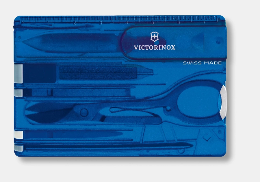 Swiss Card Classic, blu trasparente