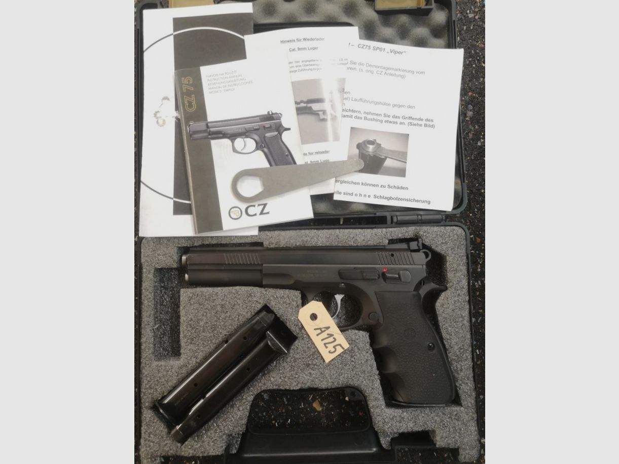 CZ75 Sport II SA (Sport 2) Oschatz Tuning 6" Matchpistole CZ SP01 Viper