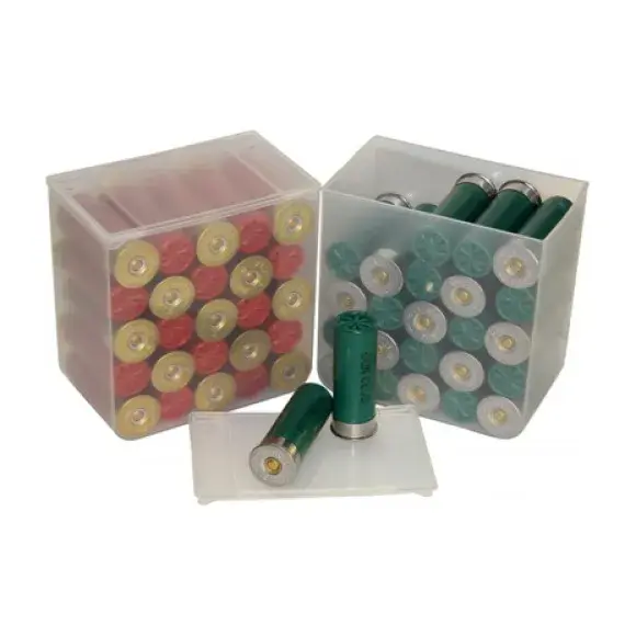 Boite Plastique Pour 25 Cartouches Calibre 12/70 Lot de 4