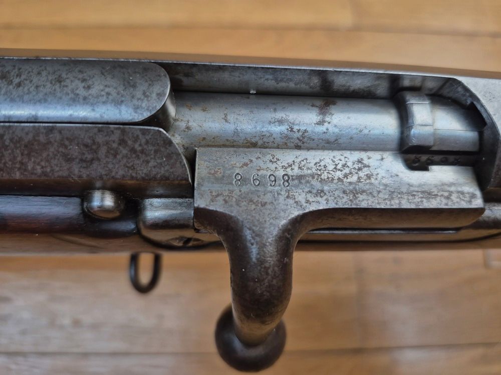 Zeldzame Kropatschek Repetierbüchse Model 1881 – "Extra-Korps" – Gendarmerie of Grenswacht van Hongarije en het Keizerlijke Bosnië-Herzegovina – Kaliber 11.15x42R of 11×58 – Volledig overeenkomende nummers – Zeer mooie loop en mechaniek – Minder dan 12.500 exemplaren en een zeldzaam wapen uit de Kropatschek-galaxie – Uitzonderlijk verzamelobject – TBE++, afbeelding 24 van 50
