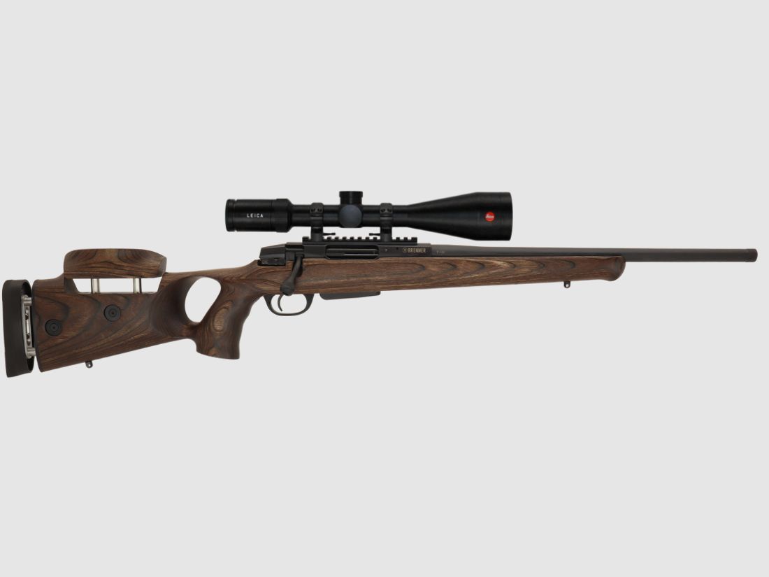 Complete package: Burner BR20 B&H Prohunter Flex stock with double adjustment including Leica 2.5-15x56 (Item No.: BR20PHFP3) Financing possible