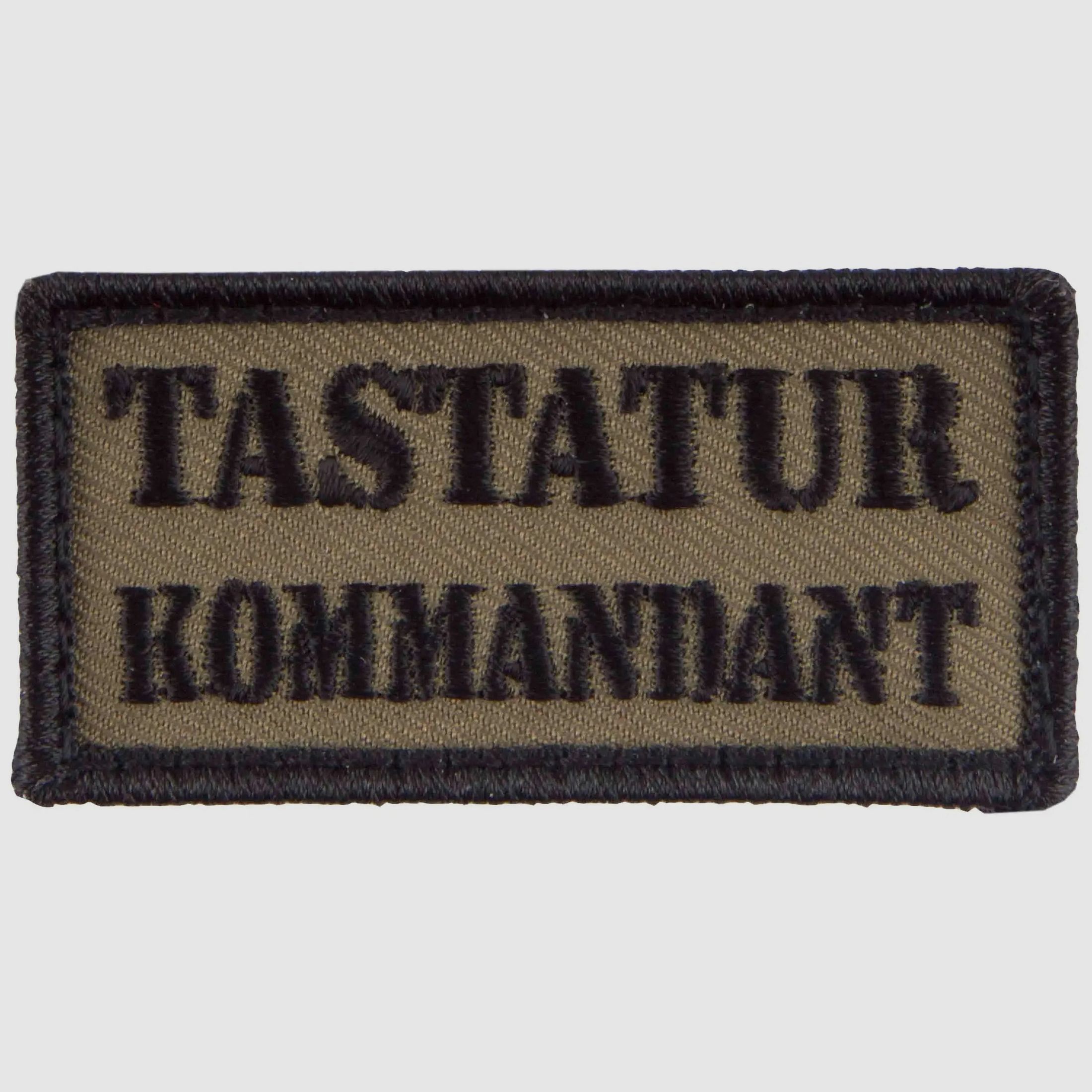 Café Viereck Patch Tastatur-Kommandant