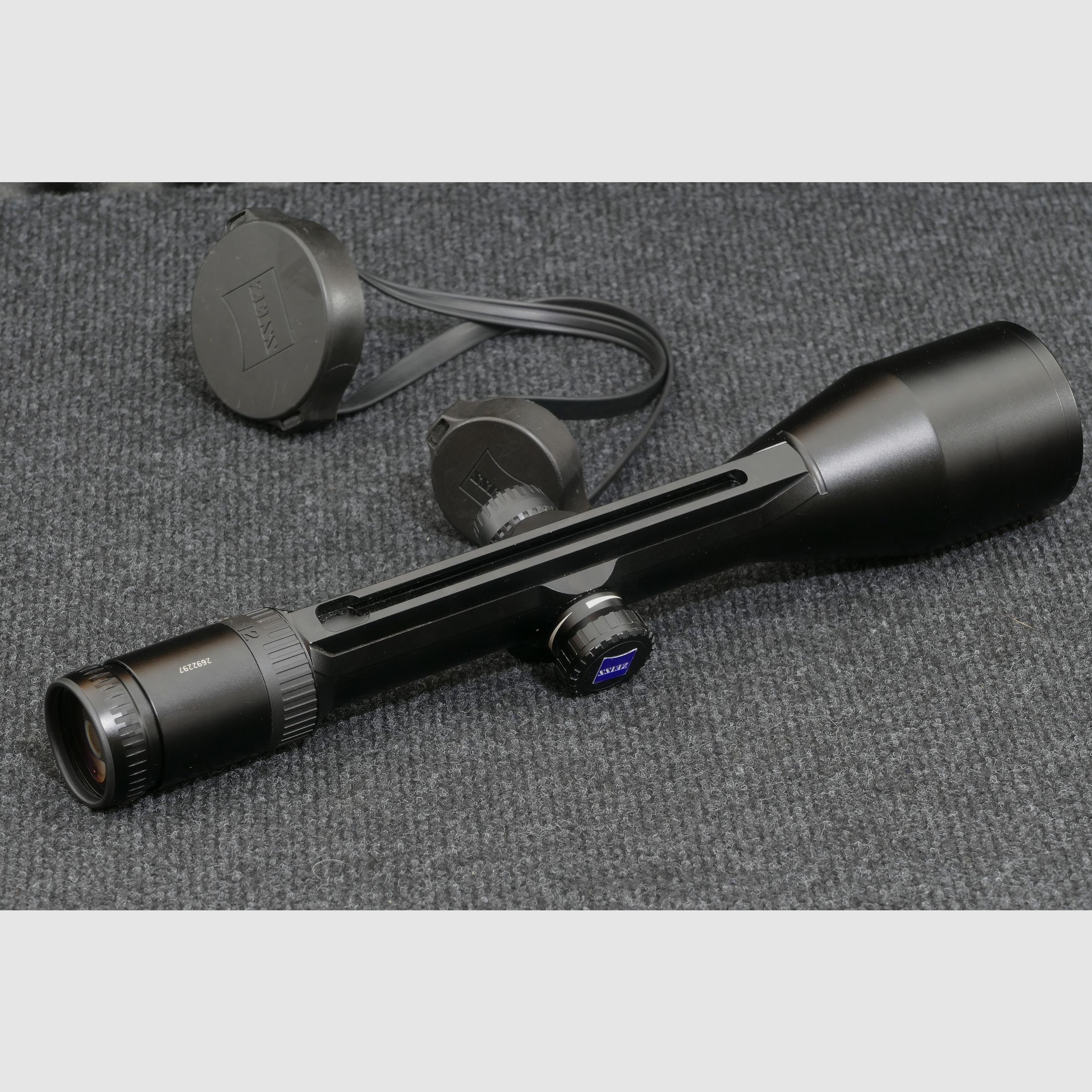 ZEISS Diavari VM 3–12x56 T* Abs. 60 – 1. BE, duży cyfrowy moduł podświetlenia, upgrade wykonany w październiku 2019 w Zeiss, myślistwo i sport, zdjęcie 3 z 8