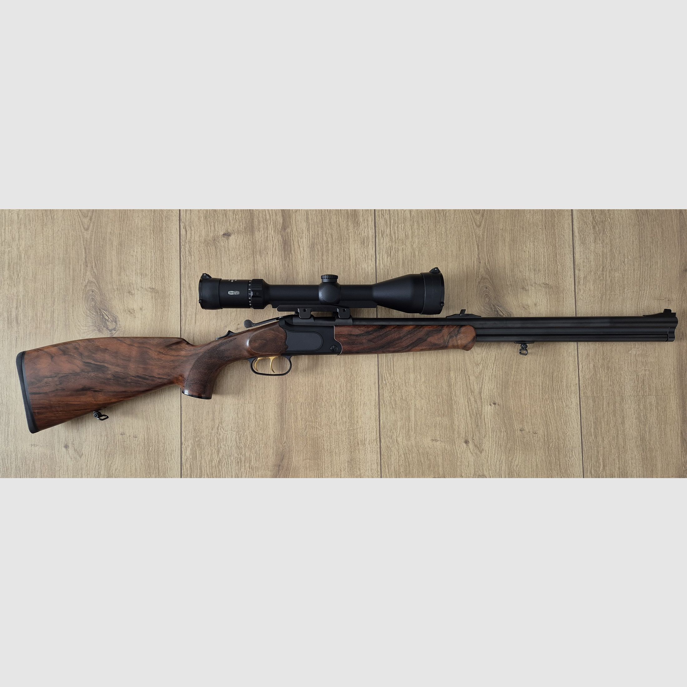 Merkel B4 Bockbüchsflinte 12/76 + 30.06 mit ZF Meopta Meostar R2 2,5-15x56
