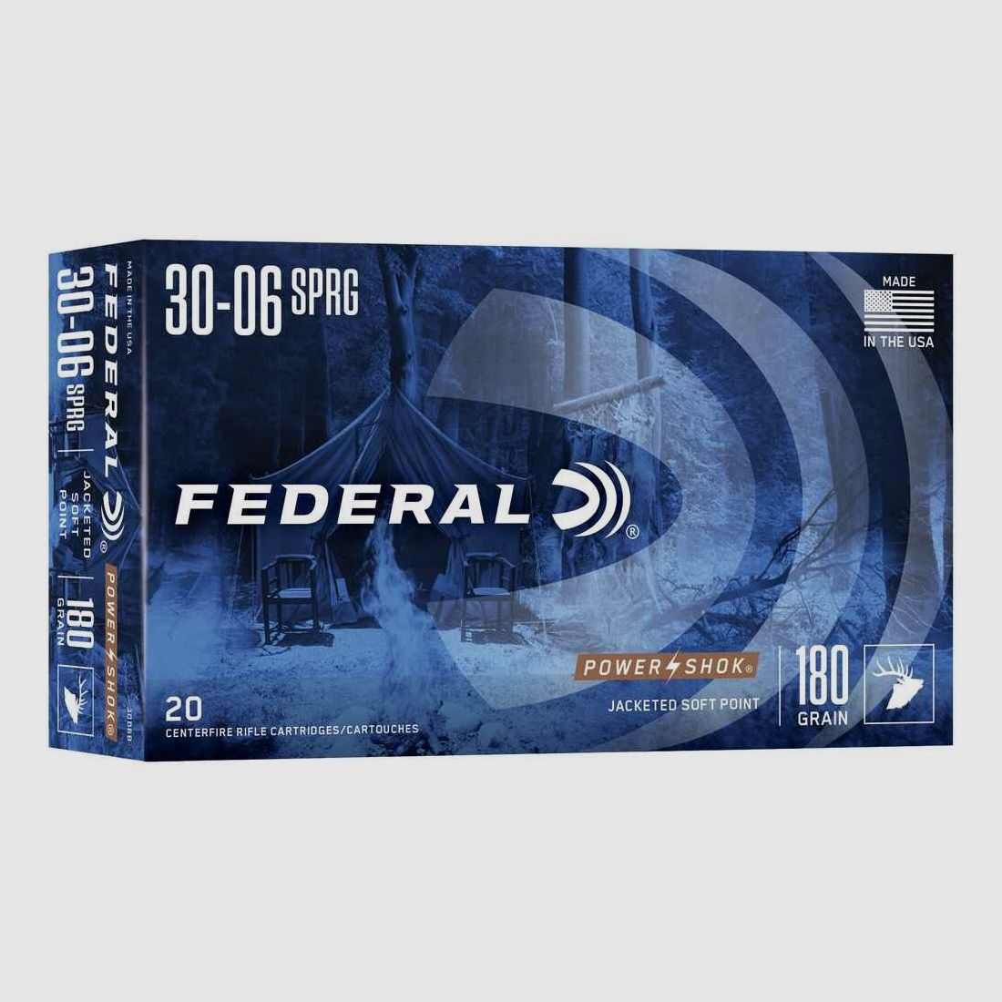 .30-06 Spr. Power Shok Tlm 11,7g/180grs. Federal Ammunition