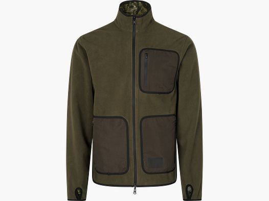Seeland Rogue Reversible Fleece Jacket Men Light Pine/InVis Green XL