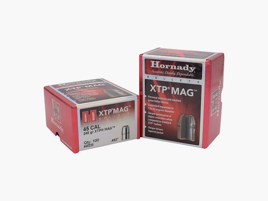 Hornady BULLETS .45/.452 240GR HP XTP MAG – 100 szt.