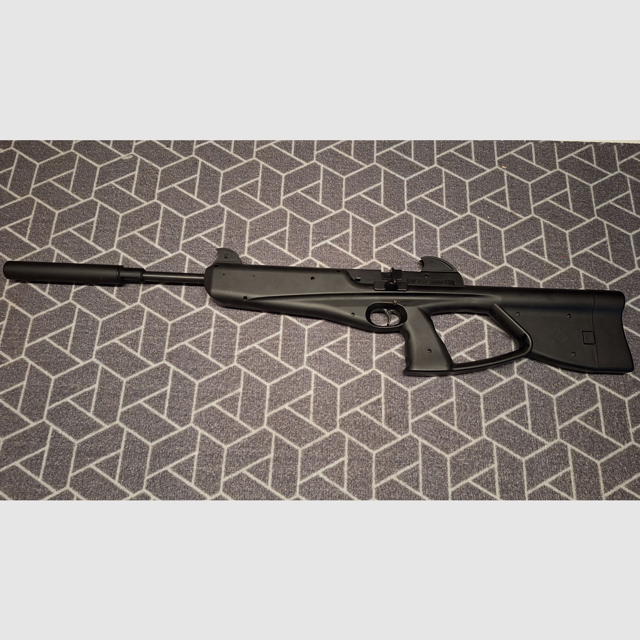 Crosman Nightstalker 4.5 Diabolo CO2 - RARITY! Suppressor + 10 Magazines!