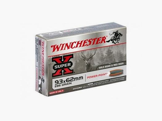 Winchester Cal 9,3X62 Power Point – 286 GR