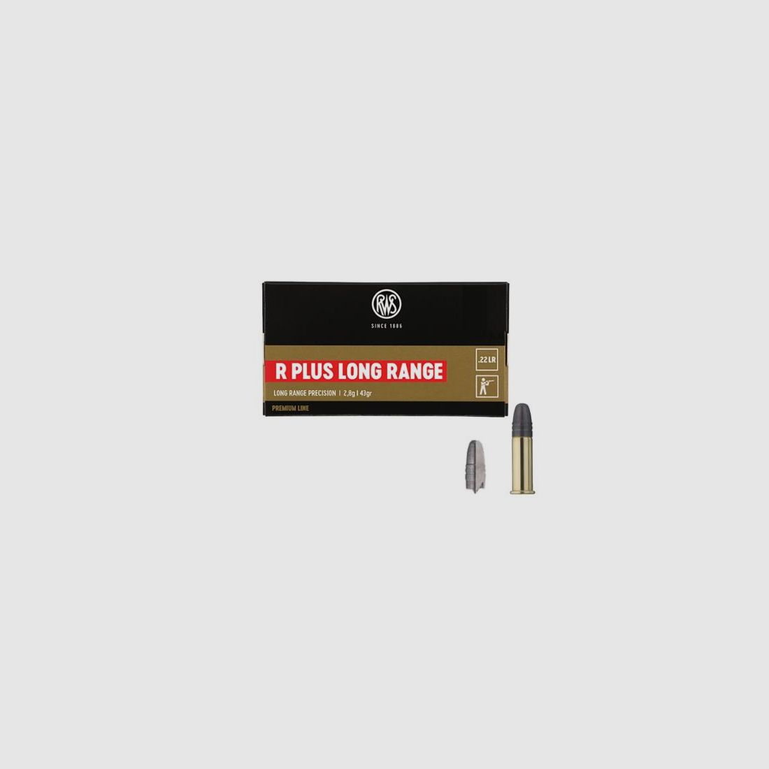 RWS KK-Munition .22lr R PLUS Long Range 50 Stk