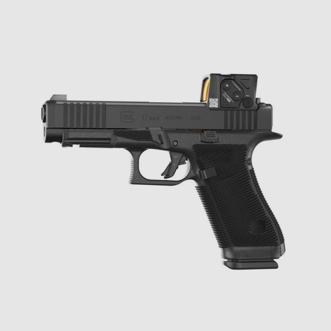 Pistole Glock 17 Gen6, A-Cut Combo, 9×19, Reflexvisier Aimpoint COA, 17 Schuss, Bild 1 von 2