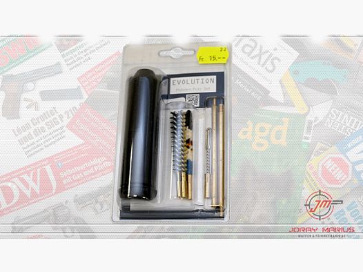 Evolution cleaning kit for pistol .22lr