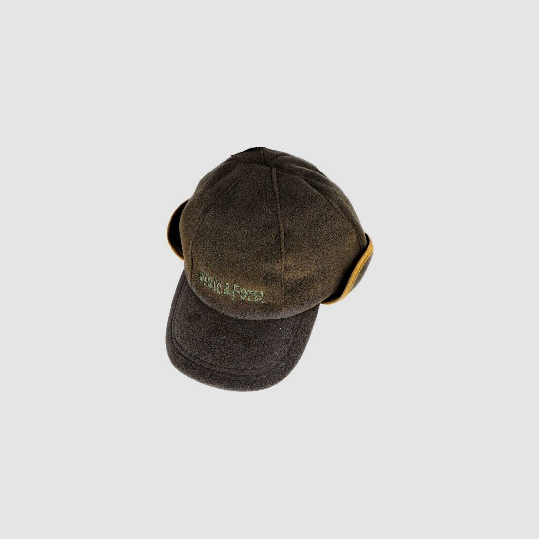 Wald & Forst Fleece-Basecap Winter oliv