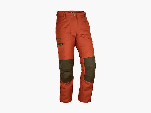 Damen-Outdoorhose "Wanderbux“, Orange/Braun