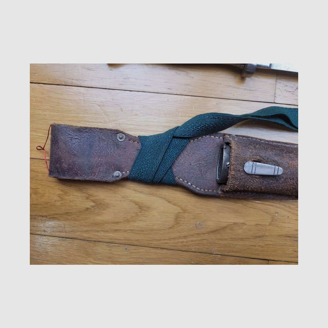 Schöne Bajonett 84/98 2. Typ SCIE – Gottlieb – Unteroffiziersquaste der Jäger – Scheide – TBE+, Bild 5 von 18