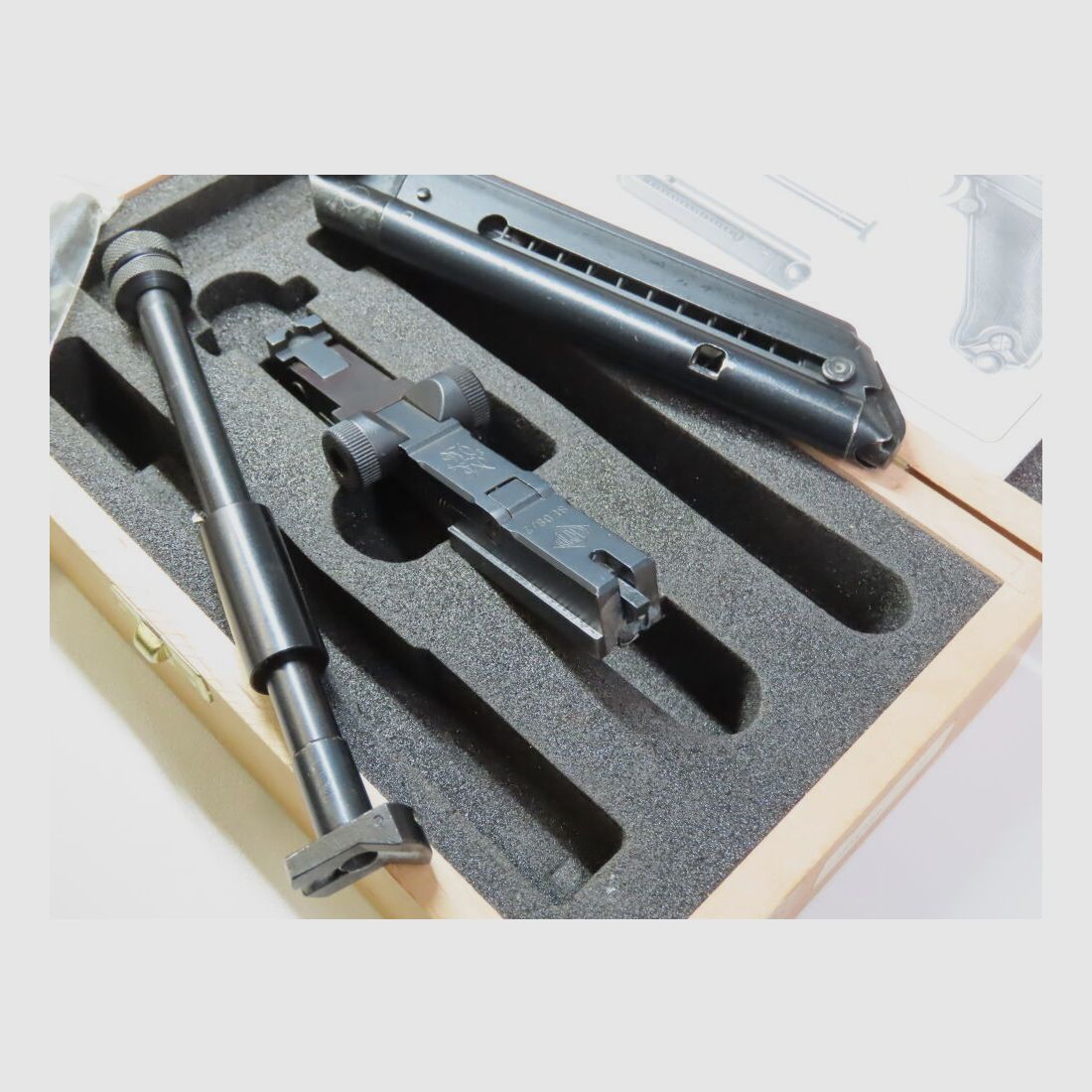Pistole 08 Wechselsystem / Einstecksystem Erma SE 08 / 42