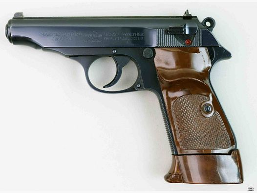 Pistola Manurhin mod. PP cal. .22 l.r. “REV. J.V. ASTROM-BJURTJARN” matr. 25092LR