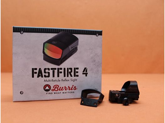 Burris Burris FastFire 4(300259) Leuchtpunktvisier Red Dot Sight 3MOA Dot Multi Reticle/ Weaver-/Picatinny