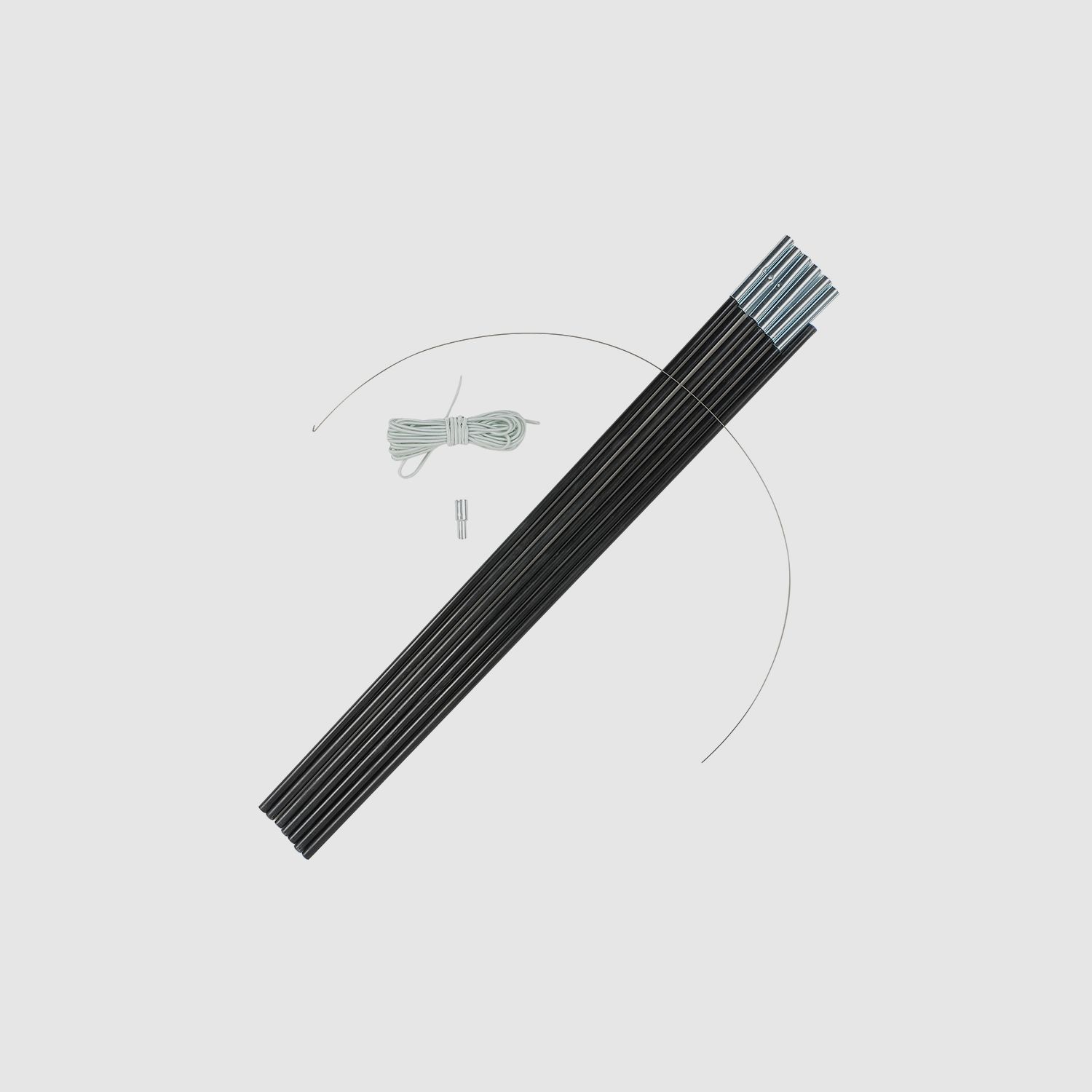 Highlander Forces Tentstangen 11 mm 9-delige Set Fiberglas