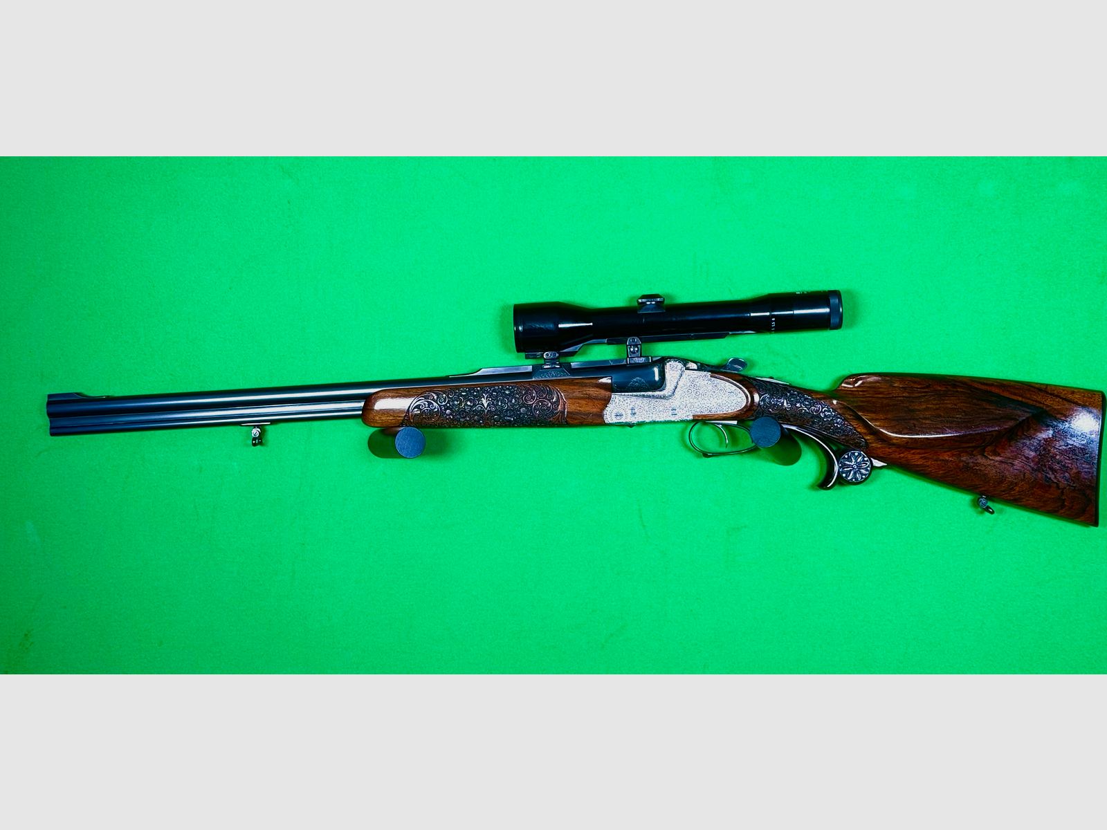 Exclusive unique piece break-action rifle 6.5x57R & 16/70 1 of 1!