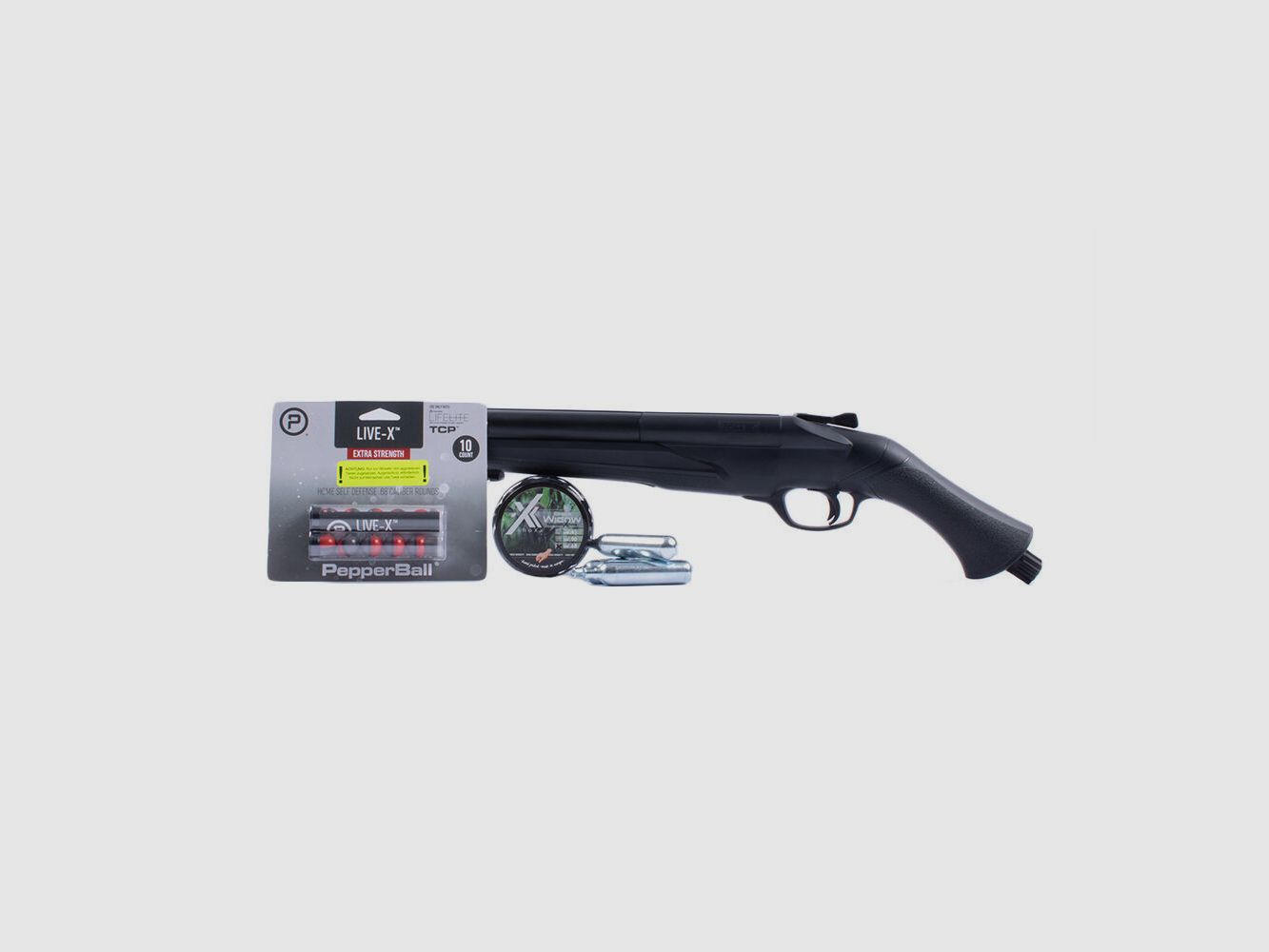 Umarex T4E HDS .68 - SET Black Widow Rubberballs, Pepperballs, Co2 Kapseln