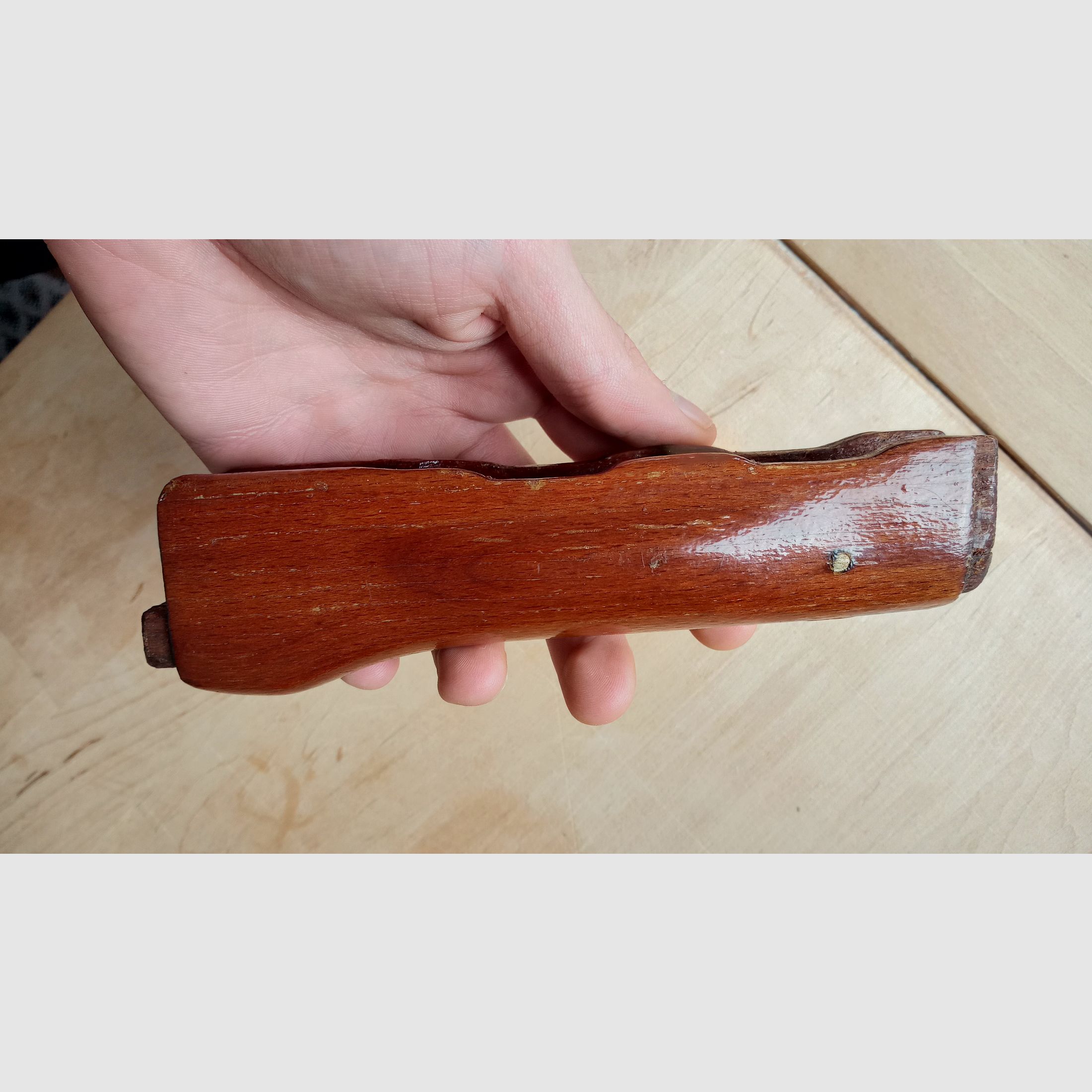 #3 unterer AK Palmswell Handschutz Holz vermutlich Rumänien