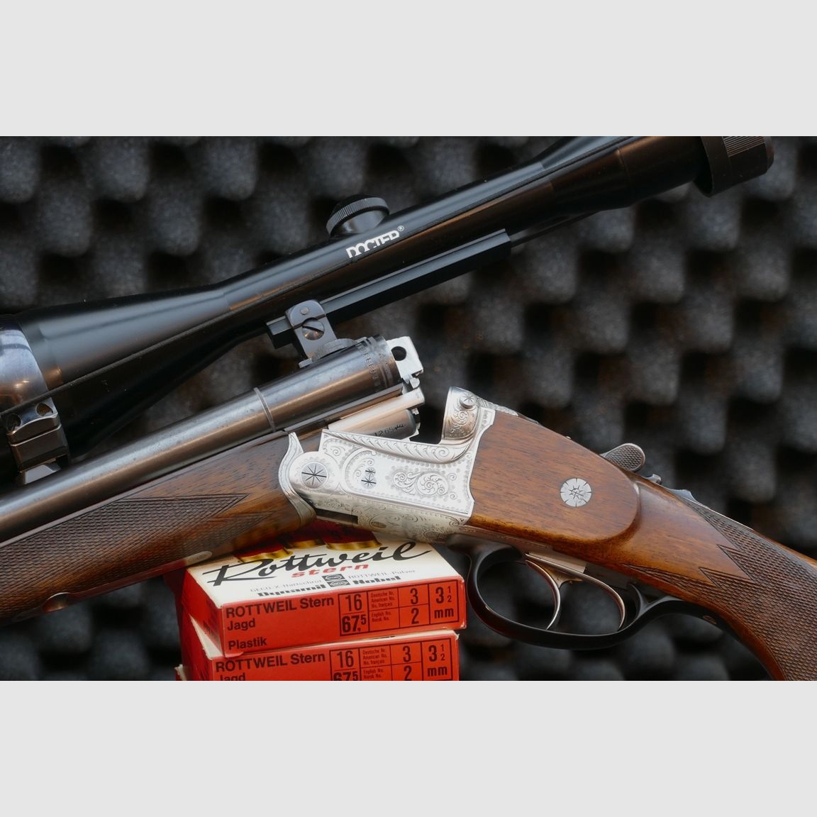 Krieghoff Super Dural Bohrung mit Keppeler Einstecklauf in .22Hornet VVV (7x57R, 16/70 und 16/70)