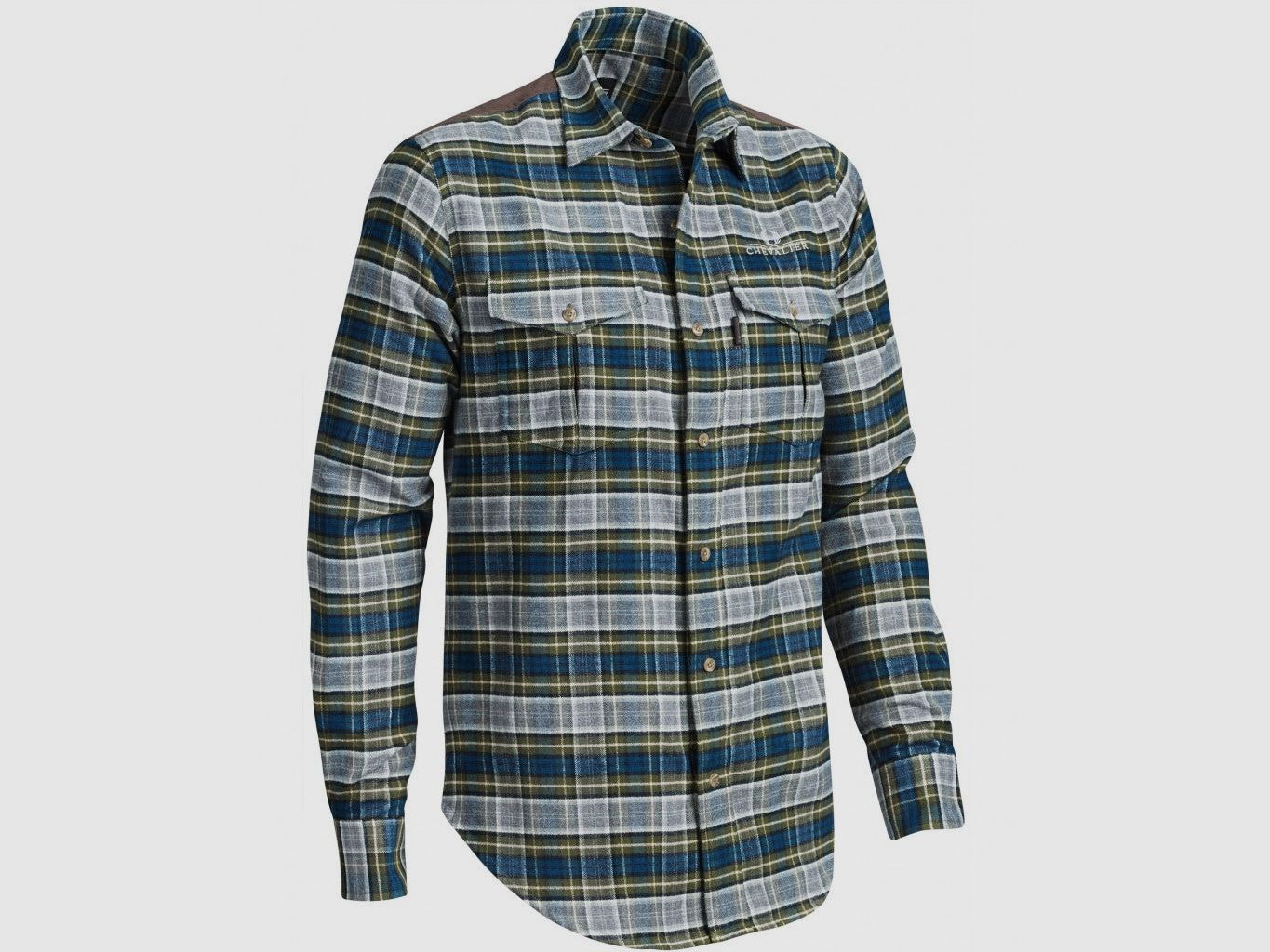 CHEVALIER CAMICIA WEETAN FLANELLA, image 2 sur 3