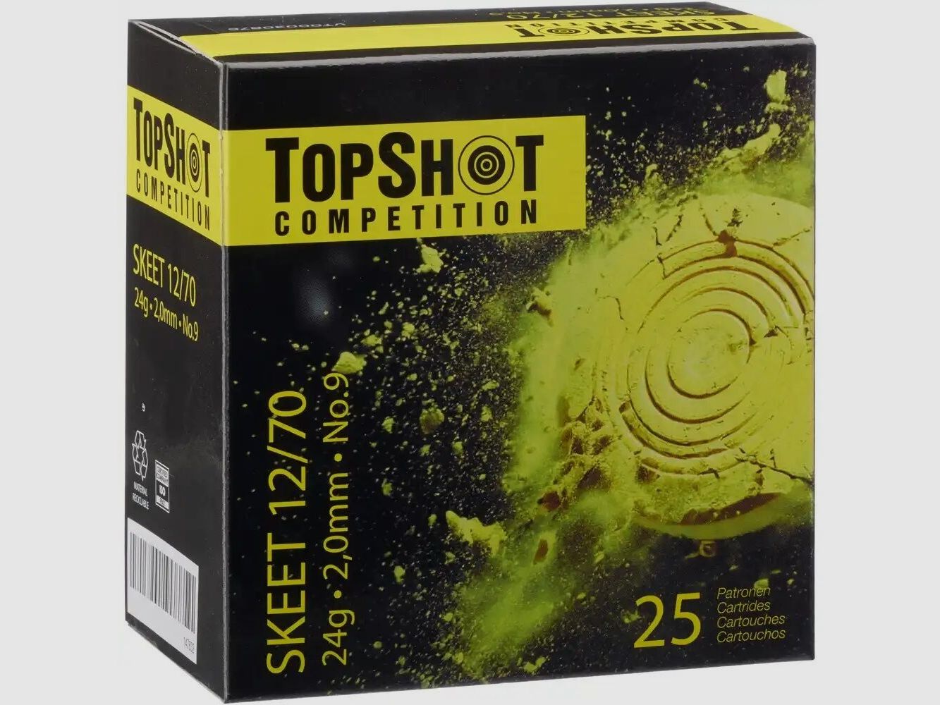 TopShot Competition Competition 12/70 Skeet 2,0 mm / 24 g / 25 Stk