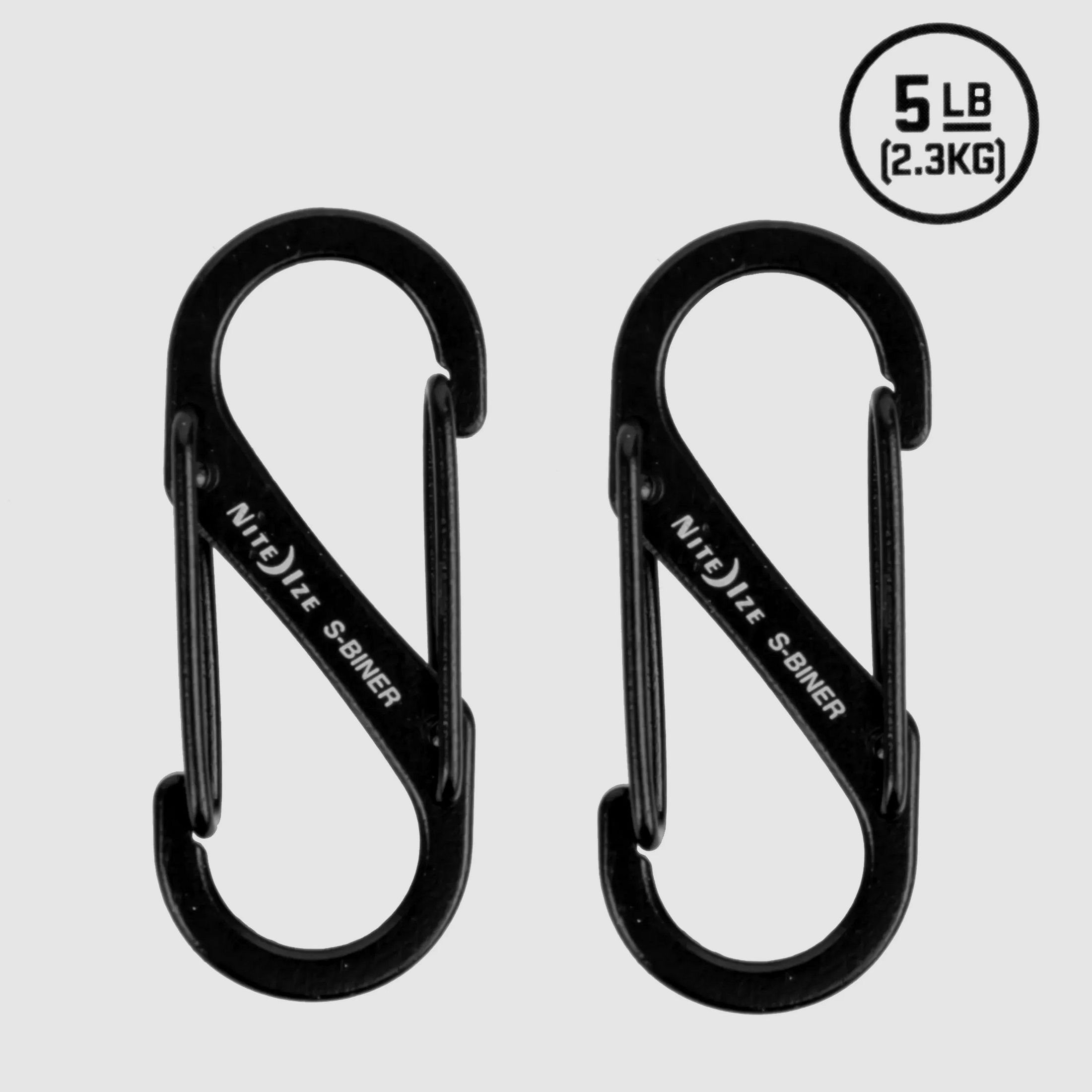 Nite Ize Karabiner S-Biner Gr. 1 Edelstahl stainless 2er Pack