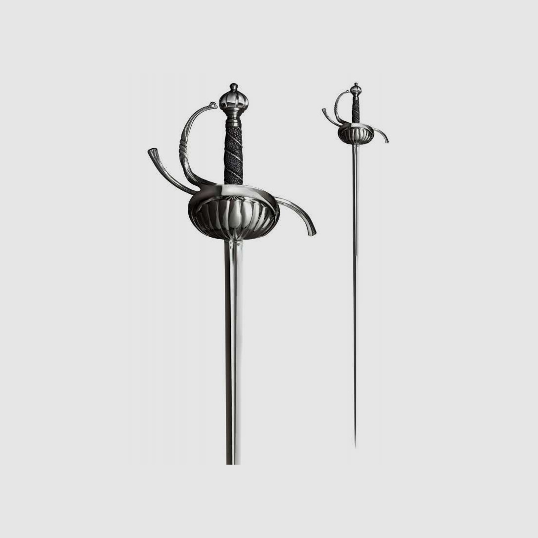 Cold Steel Rapier Degen mit geriffeltem Griffkorb