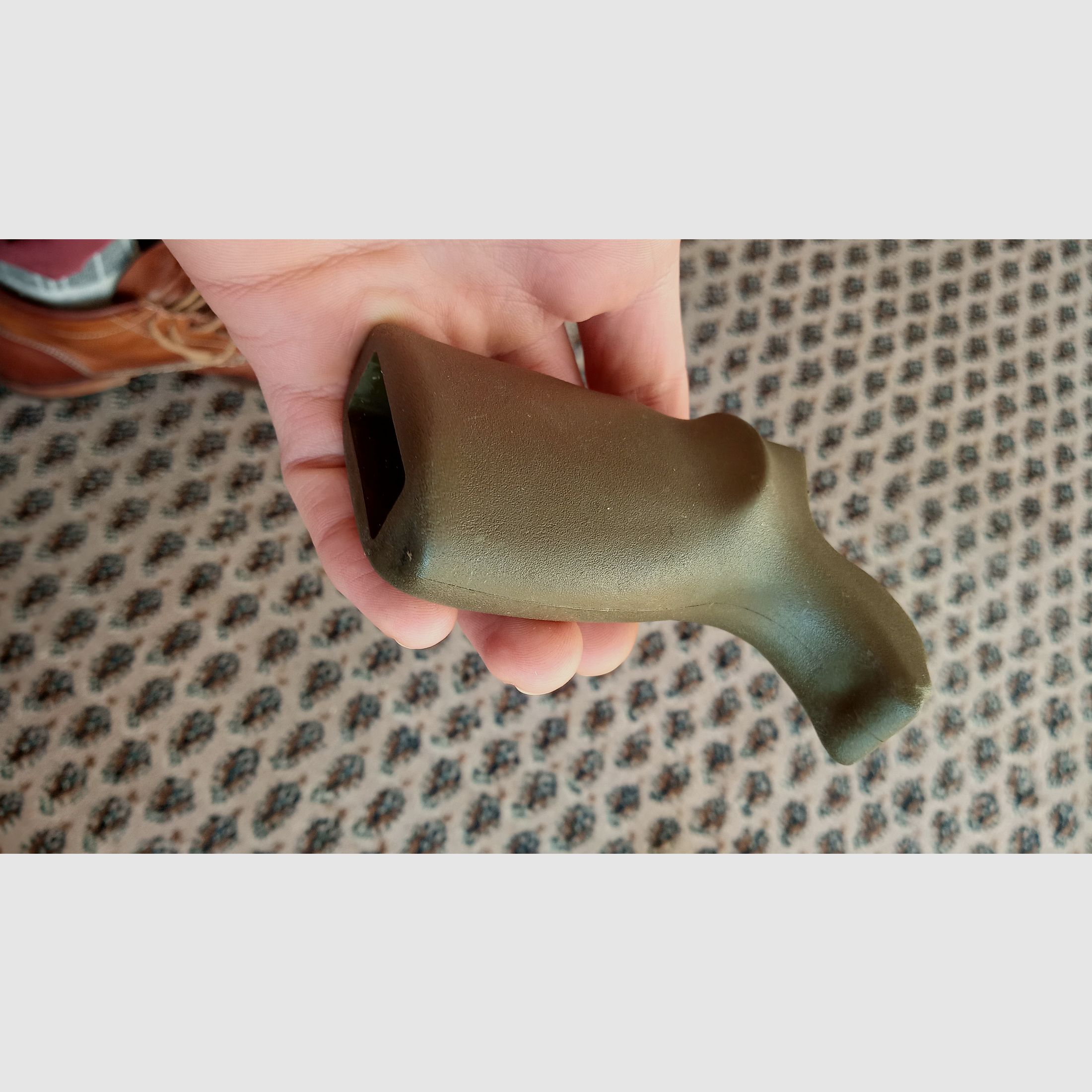 Original Griff & Trapezhandschutz für H&K G3A4 beide farblich abgestimmt in NATO Grün und Zweibein geeignet // G3 und Klone Handschutz + Pistolengriff / G3A3 G3SG1 MKE T41 HK91 VFC Co2 Umarex