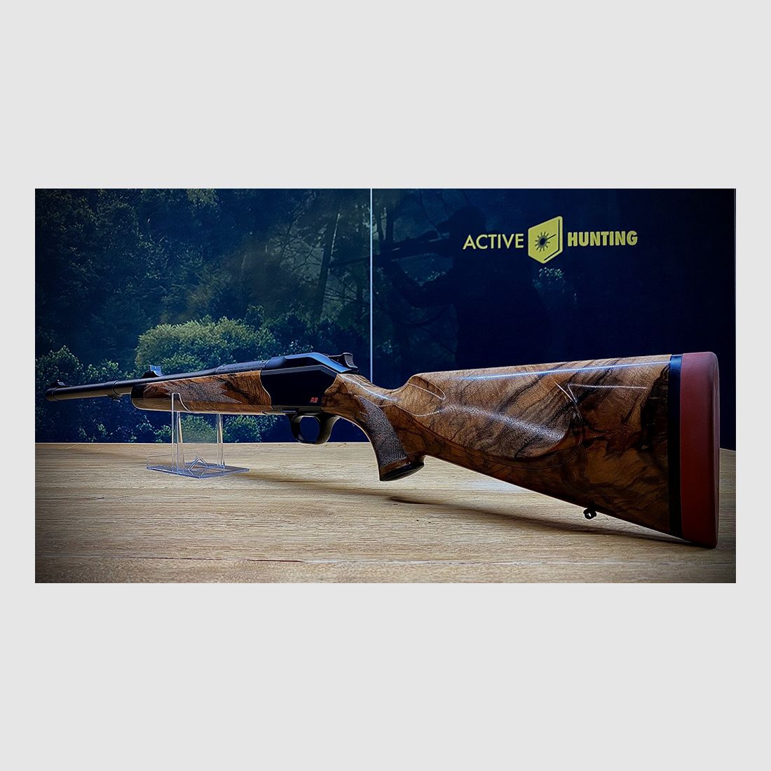 Blaser R8 Kilombero / HK 7 / Kal. .375 H. & H. Mag. / Offene Visierung / Kickstop / TRAUMWAFFE