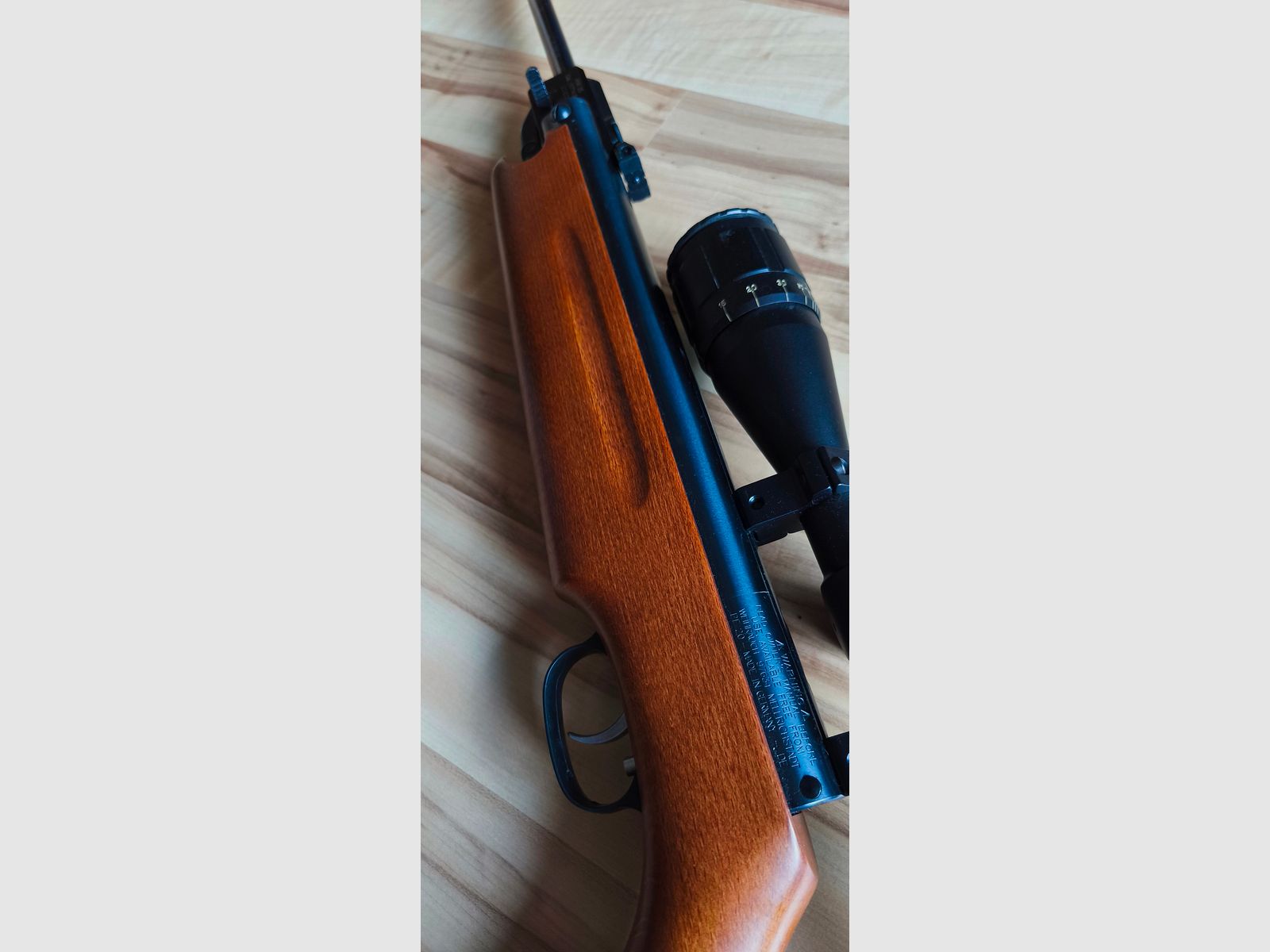 Weihrauch Gewehr HW35 incl. Schalldämpfer Kal. 4,5mm mit ZF 3-9x40