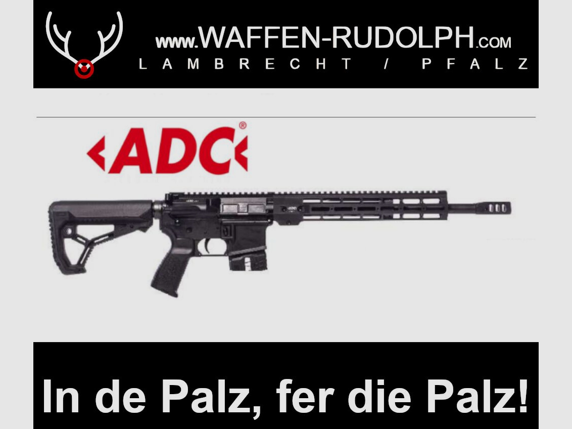 ADC AR15 semi-automatic rifle, Made in Italy, 223Rem, 16" barrel Have fun, for little money