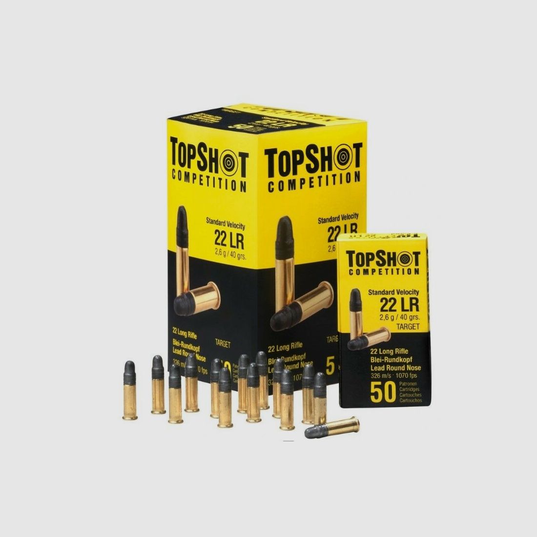 TopShot Competition 2.6gr/40grs .22lfb.