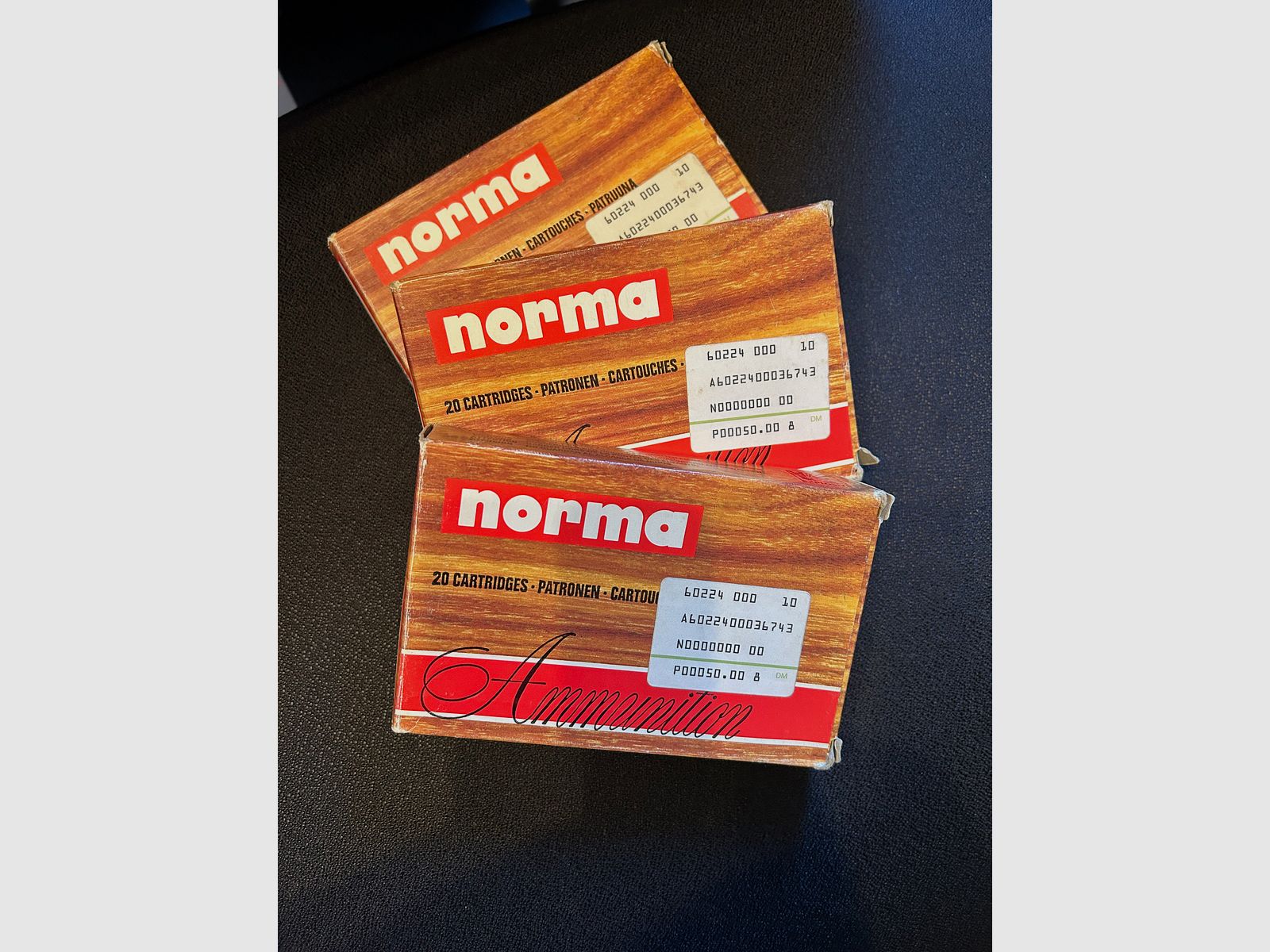 60 Stck. Norma Vulkan 30-06 , .3006 Spr., 11,7g / 180grs. gleiche Charge