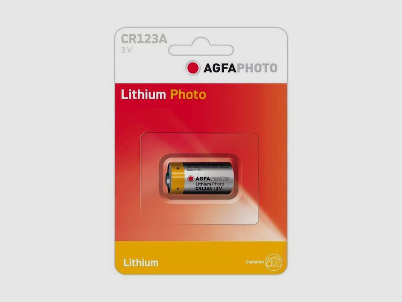 AGFA CR123A Lithium Batterie
