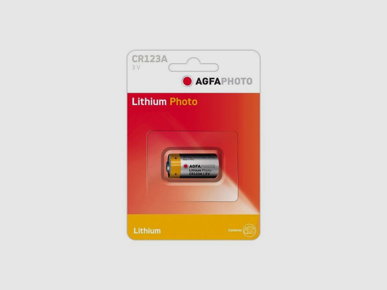 AGFA CR123A Lithium Batterie