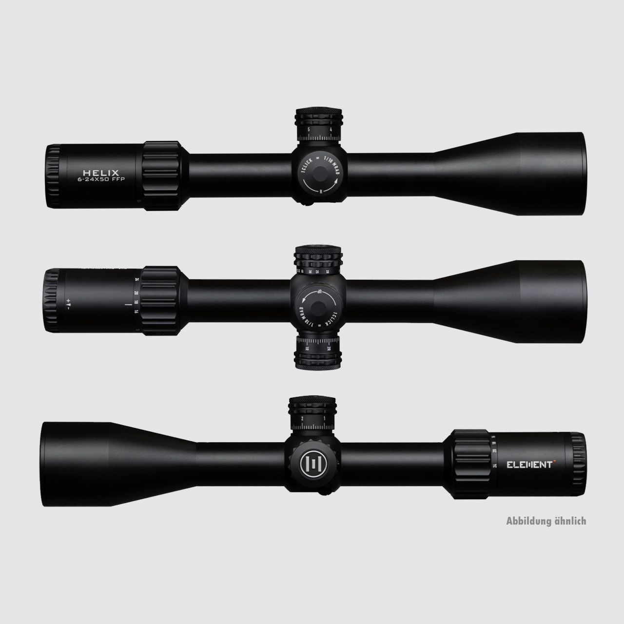 Zielfernrohr Element Optics Helix 6-24x50 FFP, Absehen APR-2D MOA, 30 mm Tubus, Seitenfokus