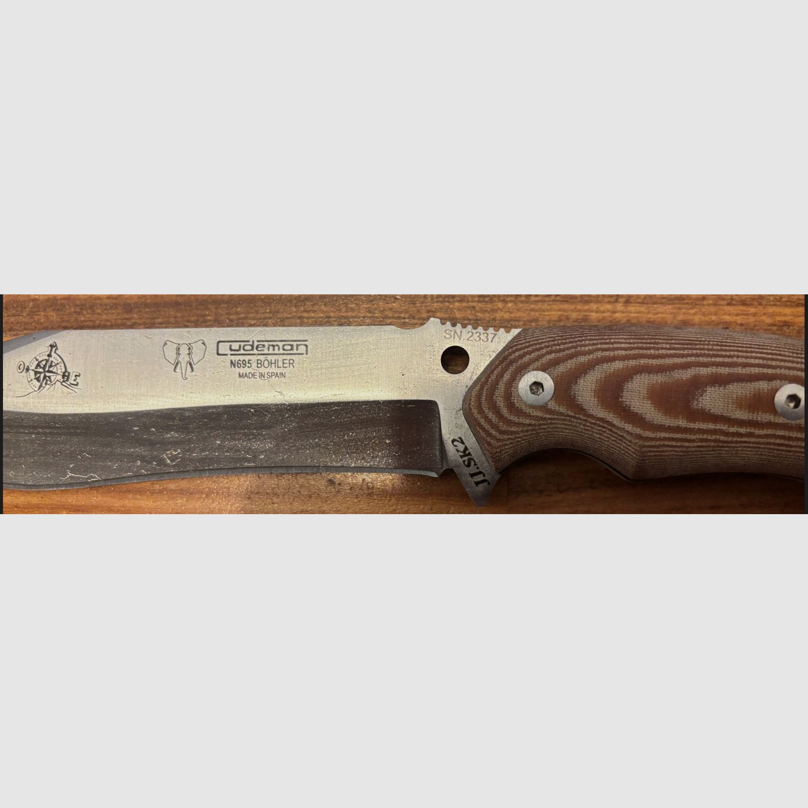 Cudeman JJSK2 coltello mai usato