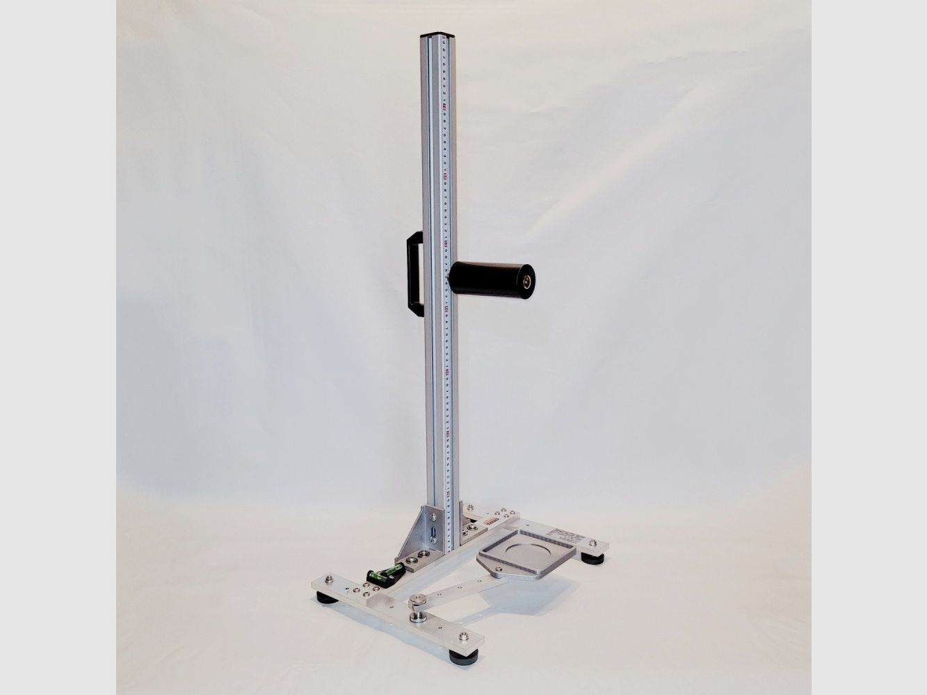 KGF Auflagestativ - Auflageständer Alu H-800-Ultimate mit Buchenholz-Auflage, Waage, Griff, Maßband + Munitionshalter