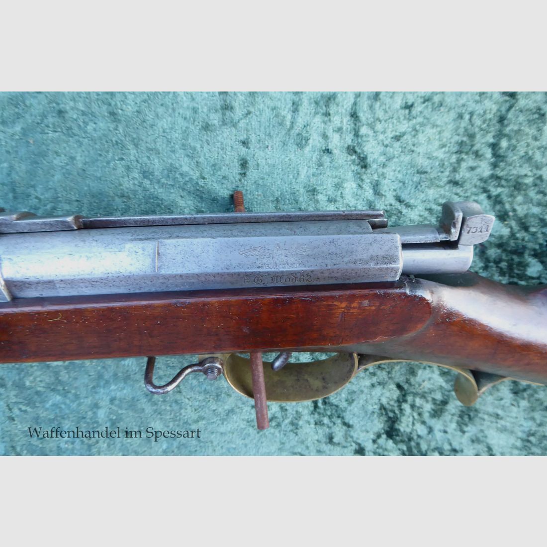 aguja de encendido fusil de infantería Mod.1862, Spandau de 1867.